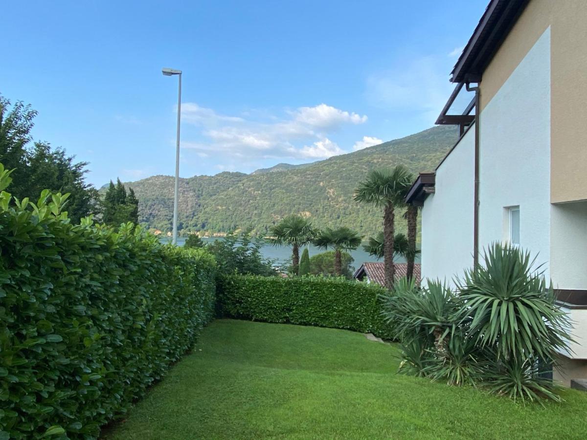 Bellissimo Appartamento Con Giardino Sul Lago Di Lugano Morcote Bagian luar foto